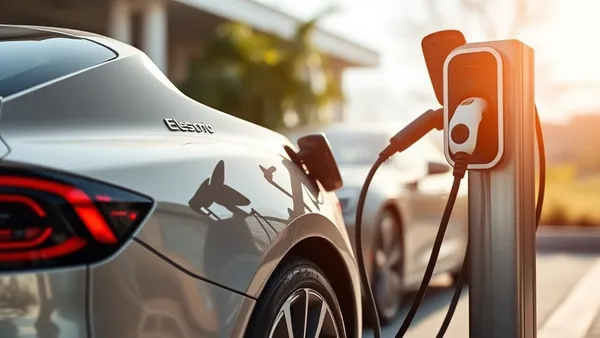 Recarga residencial de carro elétrico com calculadora de orçamento mensal