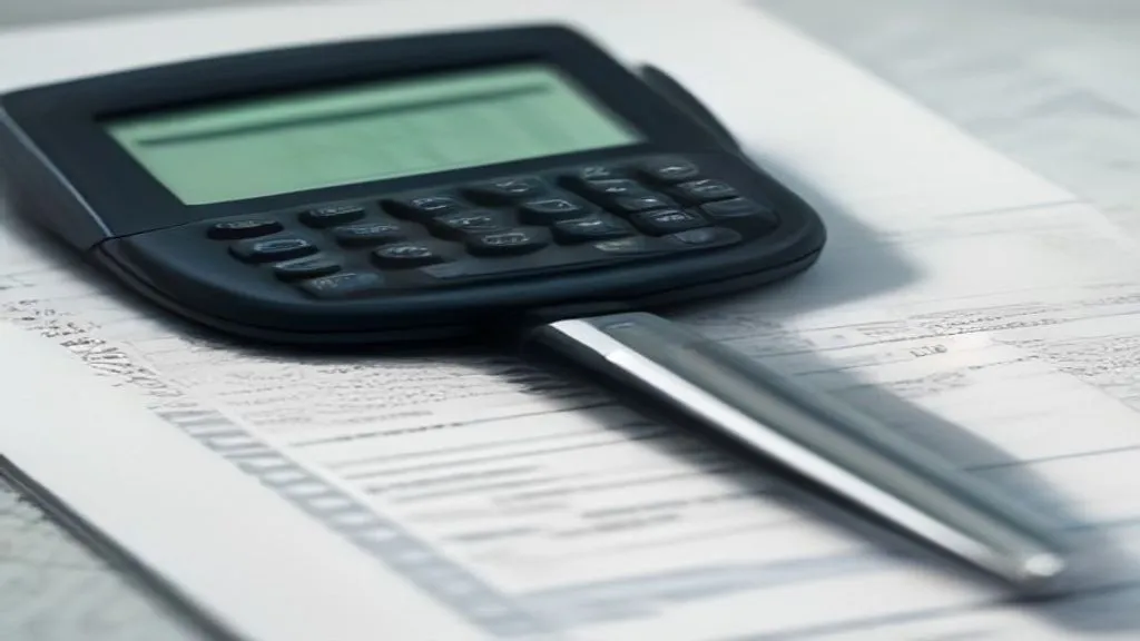 Calculadora, formulário de declaração de imposto e chaves de carro sobre uma mesa de escritório