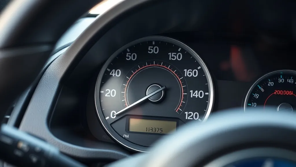 Painel de carro híbrido usado mostrando hodômetro e indicador de bateria em pátio de revenda brasileiro