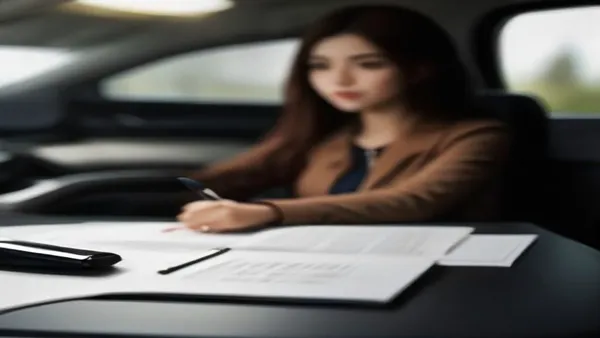 Pessoa usando o celular para cancelar uma compra online enquanto segura as chaves de um carro