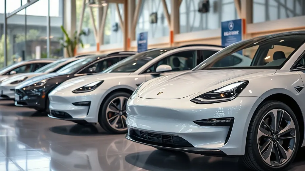 Elétricos de marcas europeias e chinesas lado a lado em concessionária no Brasil