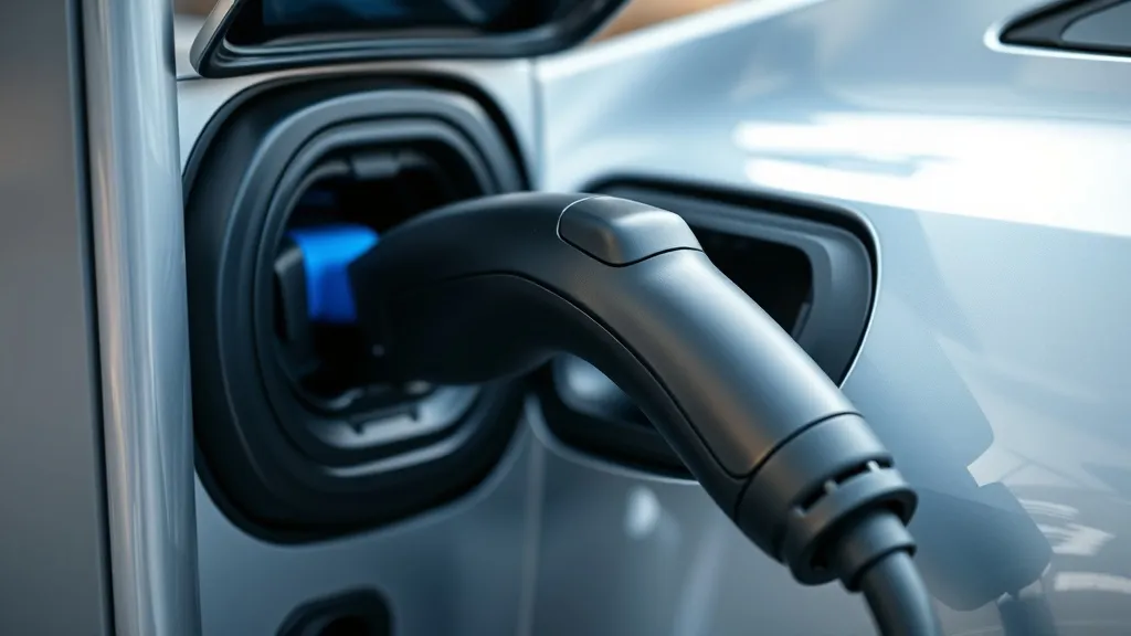 Painel de carro elétrico mostrando bateria carregando até 80% em wallbox residencial